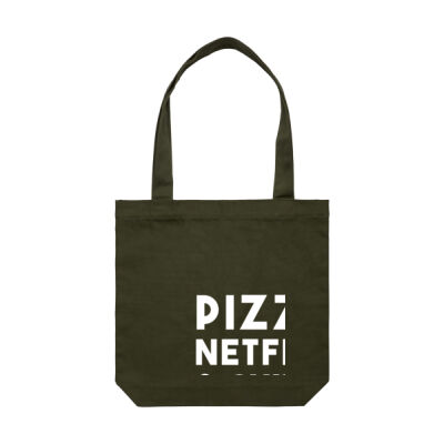 Pizza, Netflix & Chill Tote Bag Thumbnail